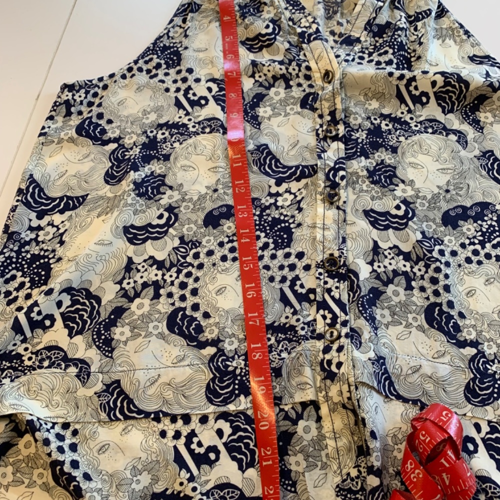 Anthropologie Maeve Tensi Swing Tank Top Size 4 - Picture 6 of 8